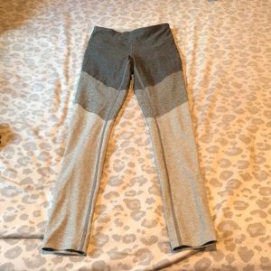 Outdoor voices tri colored leggings